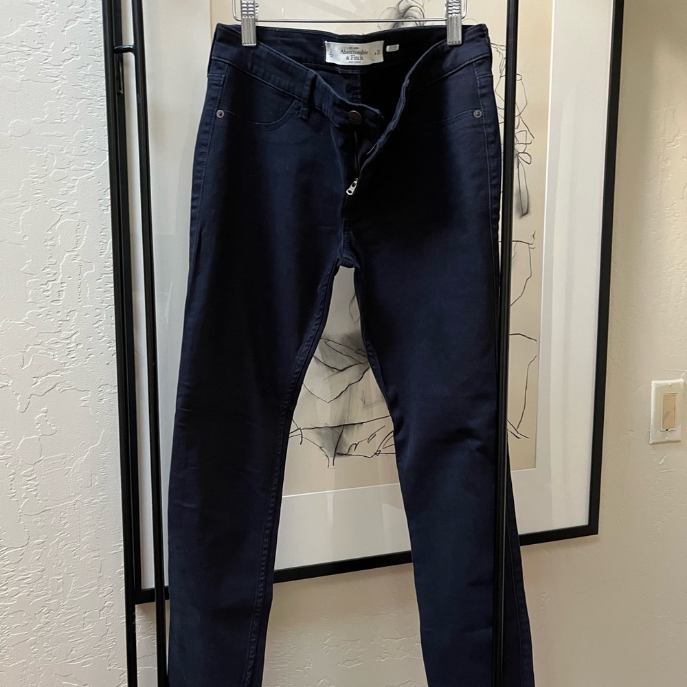 Abercrombie & Fitch Slim Straight Jeans - Navy 26 2